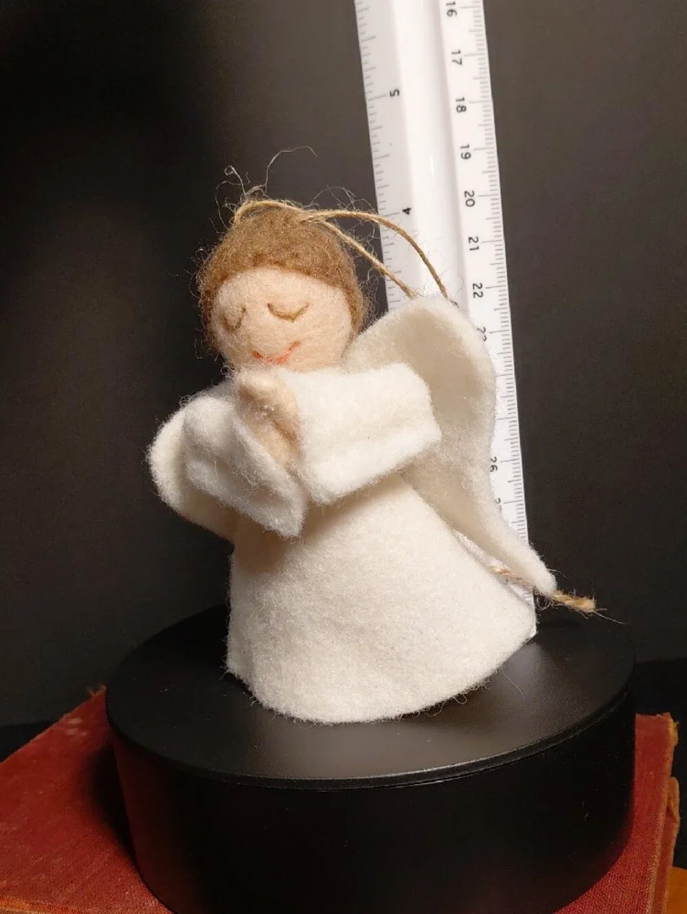 Handmade Needle Felt Angel Ornament